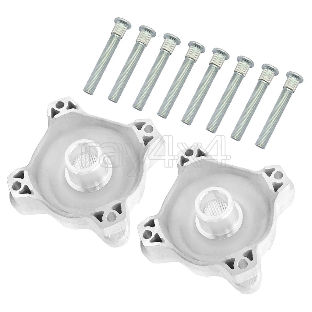 2X Front Wheel Hubs & Studs Kit for Polaris RZR 570 800 RZR S 800 (2008–2014)