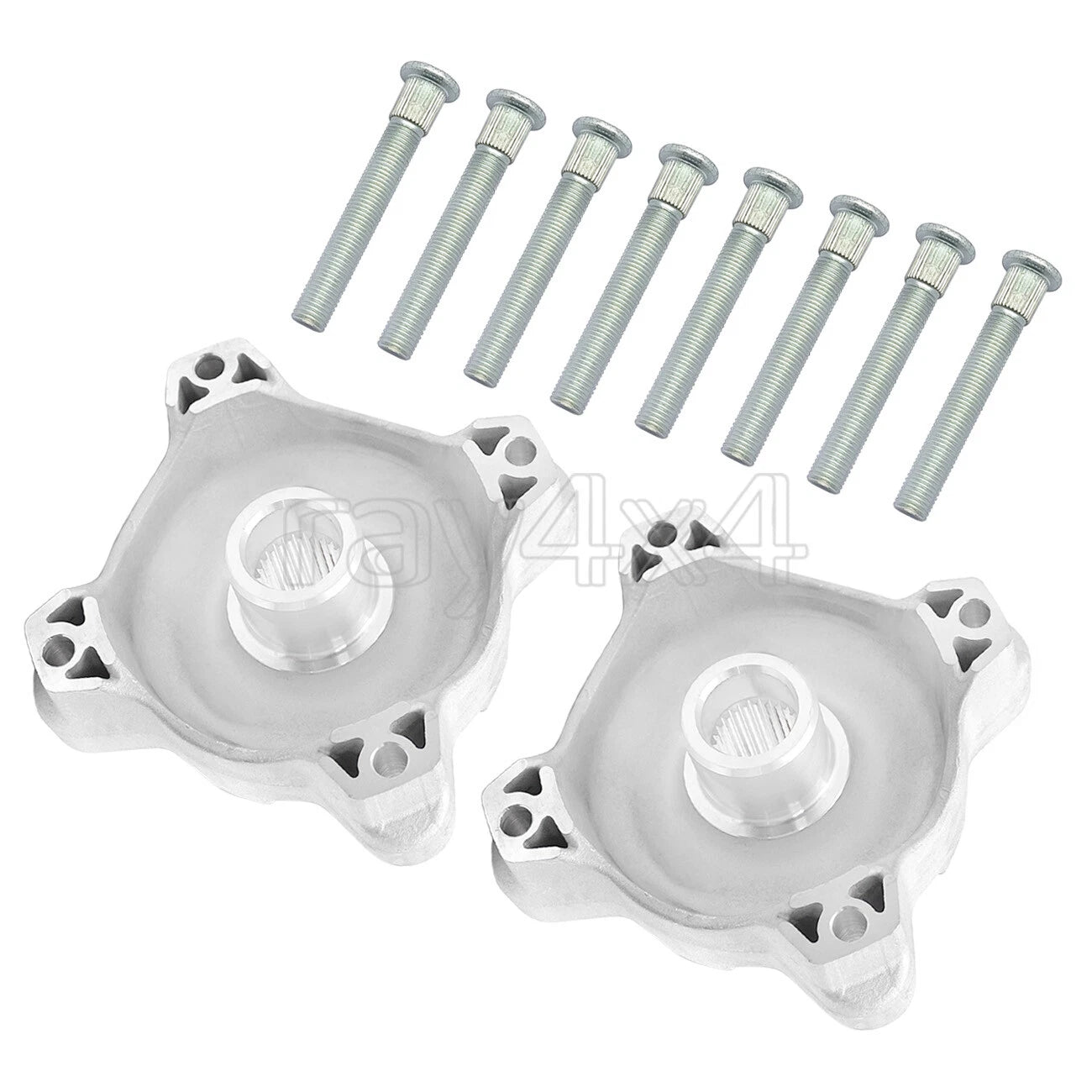 2X Front Wheel Hubs & Studs Kit for Polaris RZR 570 800 RZR S 800 (2008–2014)