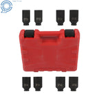 Set of 8 Deep Impact Sockets for Automotive (1" to 1-1/2")