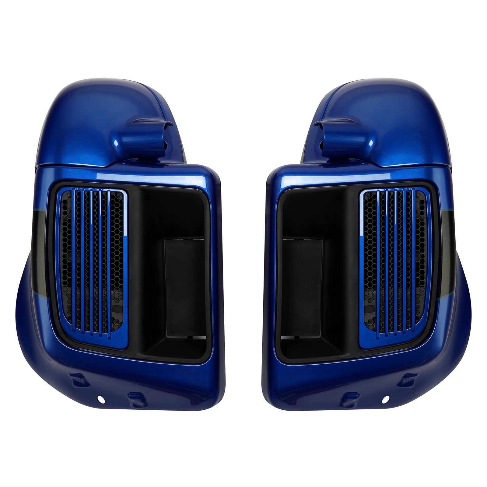 Vented Fairing Lowers for Harley Road Glide (2014–2024) Candy Cobalt/Indigo Ink
