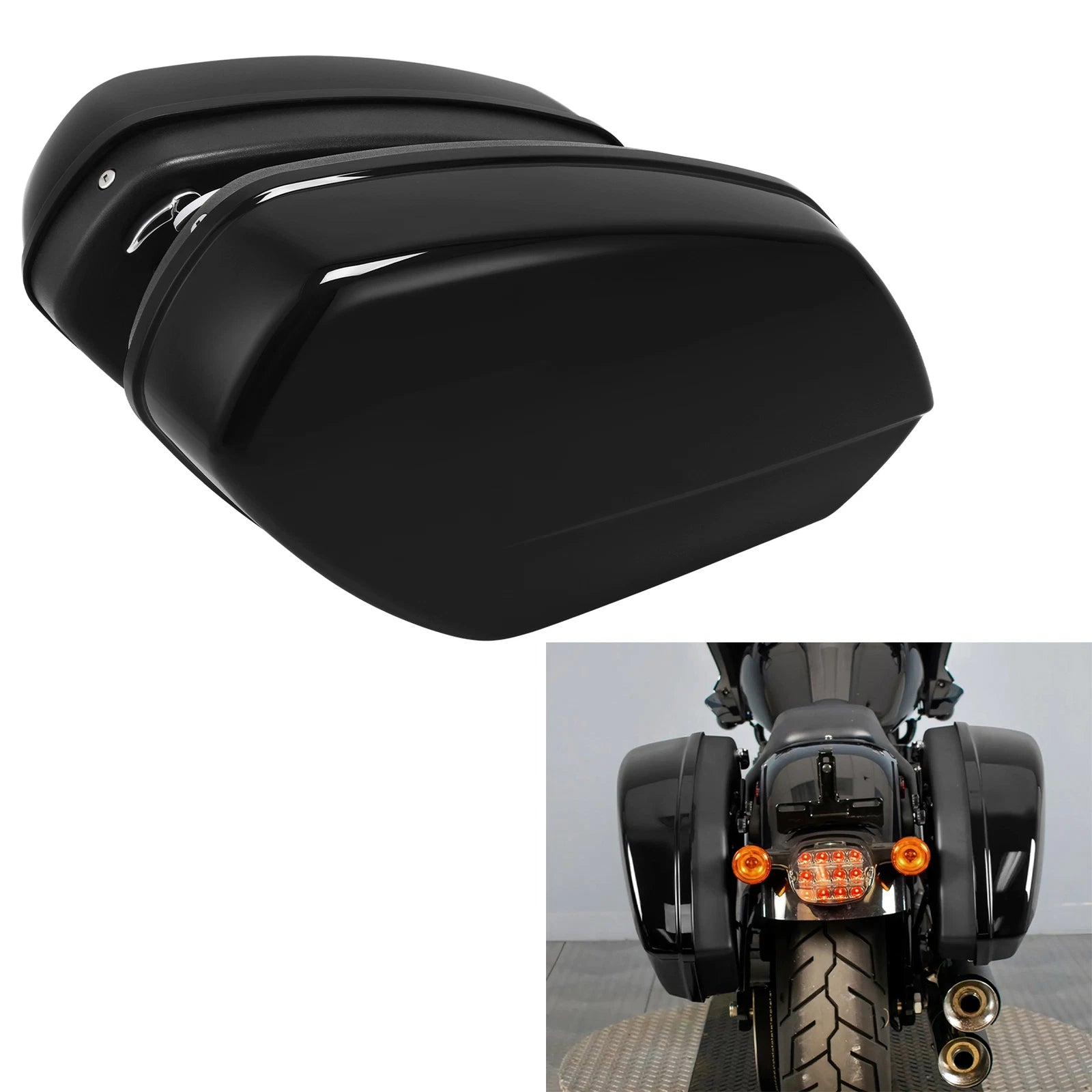 Saddlebags & Docking Kit for Harley Fat Boy Breakout (2018–2025)