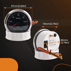 85mm Waterproof GPS Speedometer 0-120MPH for Motorcycles and Boats