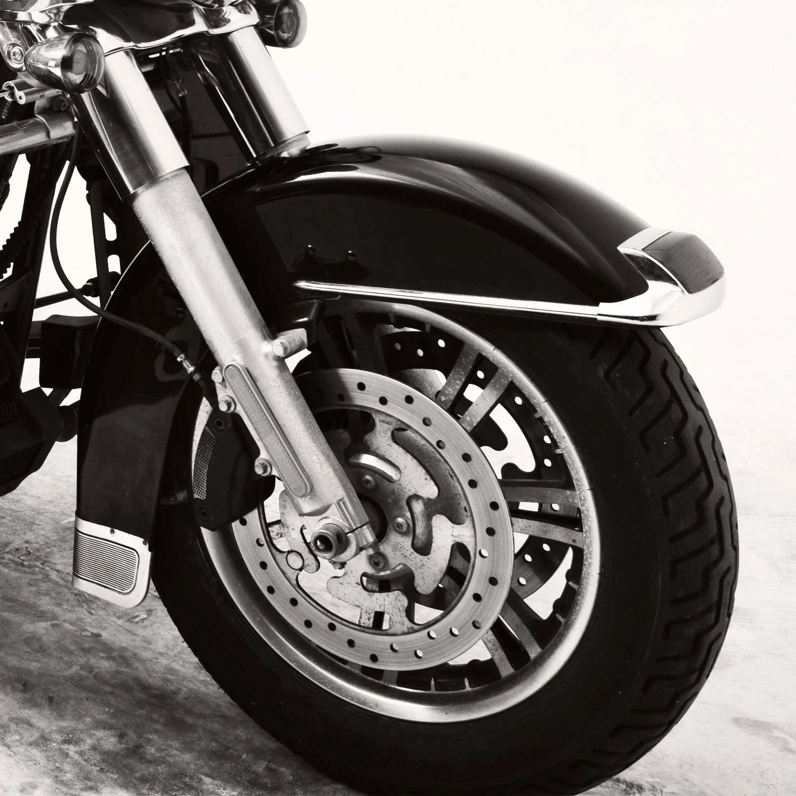 Painted Front Fender for Harley Electra Glide, Ultra Limited, Road King (1989–2013)