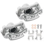 Front Brake Calipers Pair w/ Bracket for Nissan Sentra (2007–2019)