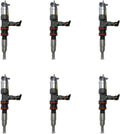 6X Fuel Injector 095000-7140 09500-7141 33800-52000 for Denso Mighty Mega (N/A)
