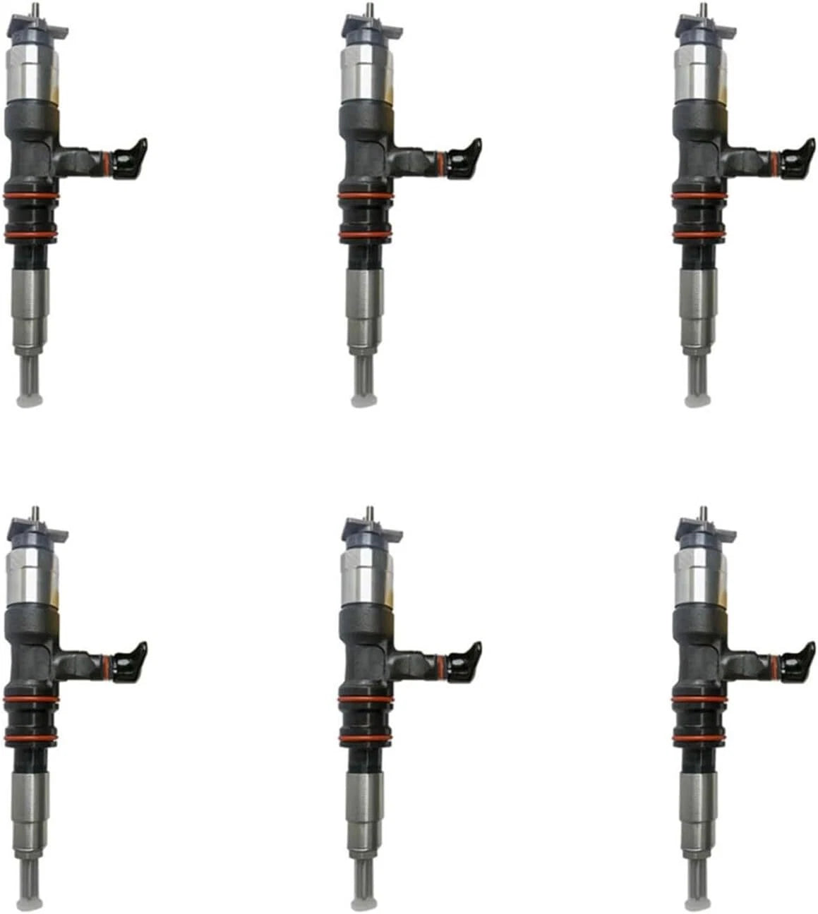 6X Fuel Injector 095000-7140 09500-7141 33800-52000 for Denso Mighty Mega (N/A)