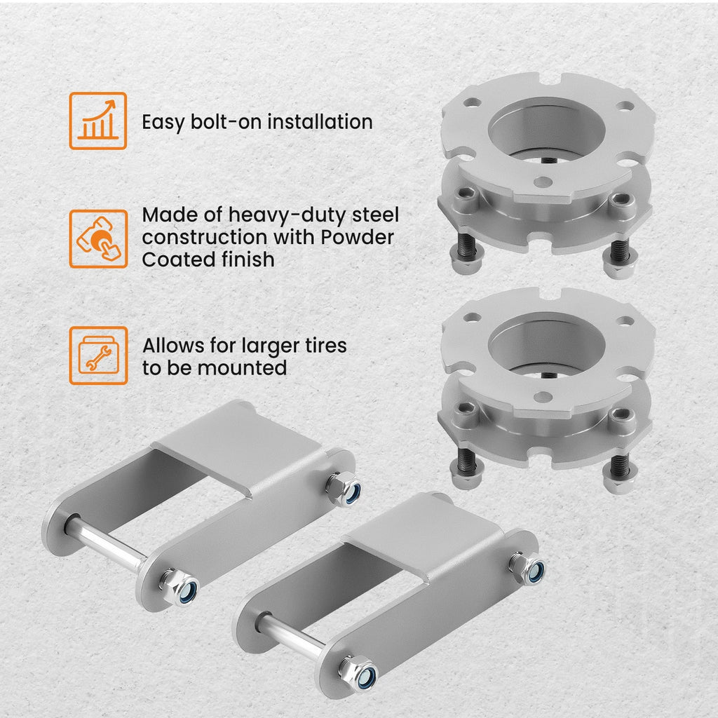 3" Front 2" Rear Lift Kit for GMC Canyon, Chevy Colorado (2015–2022)