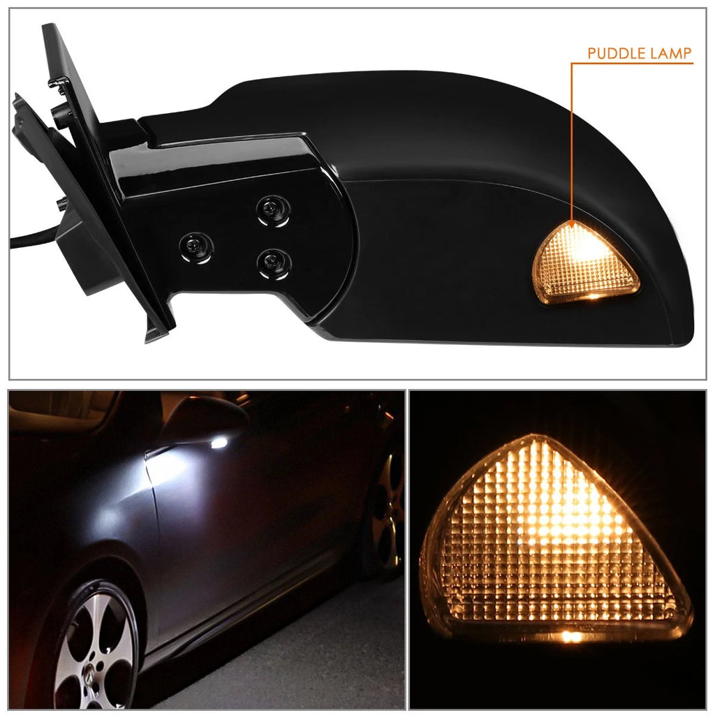 Powered Heated Side View Mirror with Puddle Light for Nissan Quest (2005–2007)