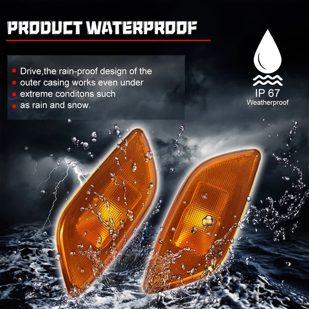 Amber Side Marker Signal Lights for Subaru Impreza WRX/RS/TS/Outback (2002–2003)