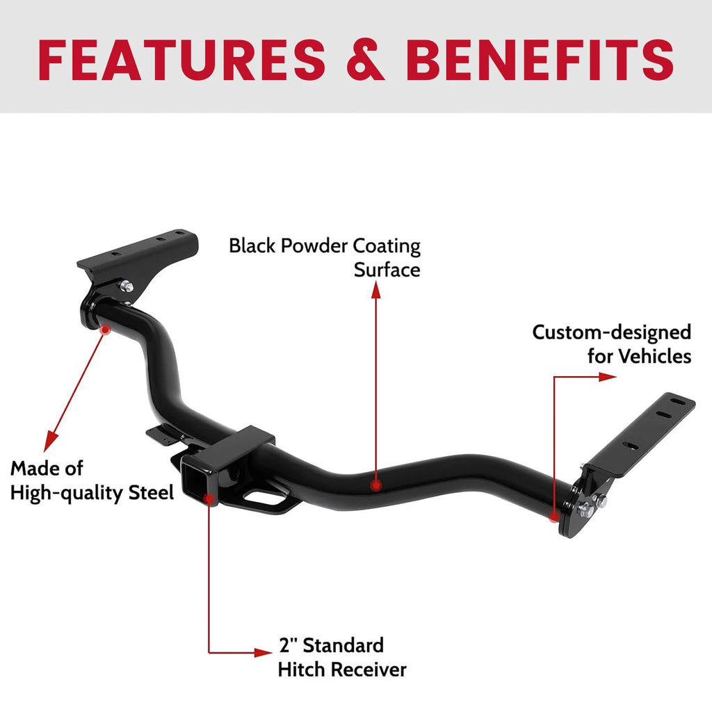 2" Class 3 Trailer Hitch for Infiniti QX60 (2014-2021) & JX35 (2013)