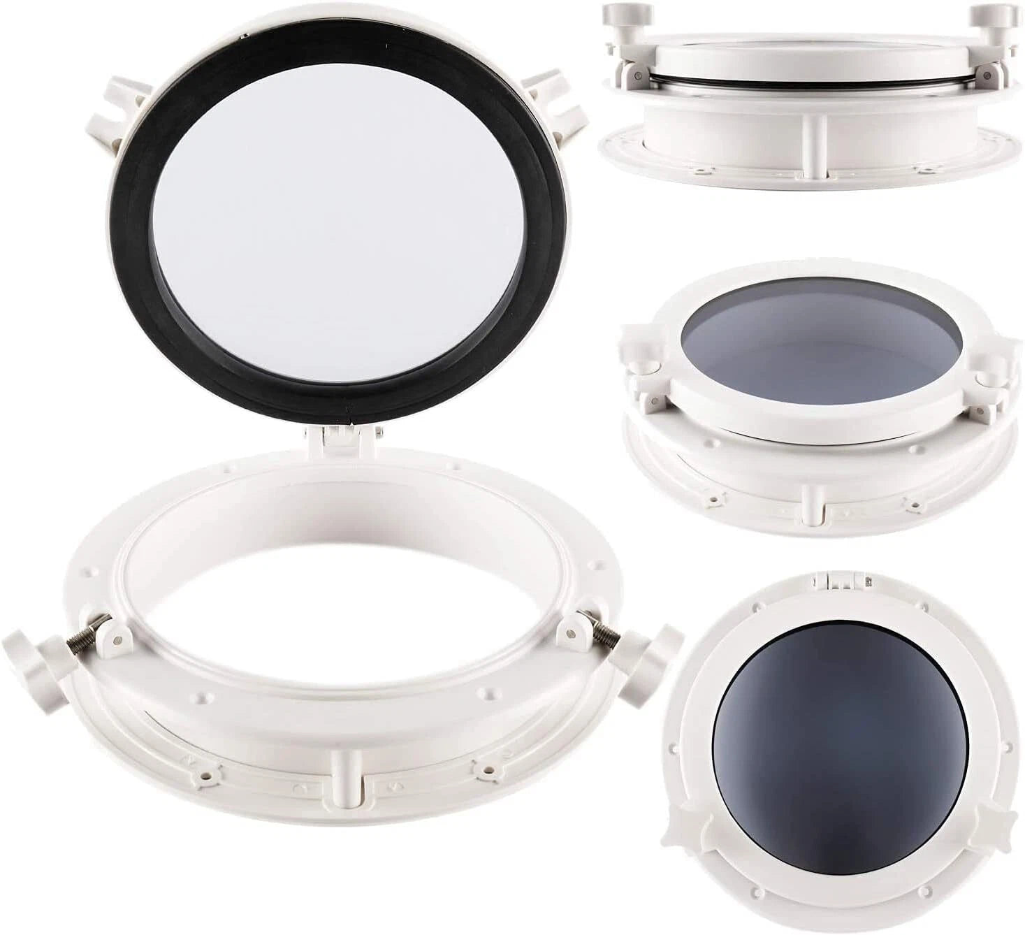8" Round Portlight Porthole for Boat Window Replacement