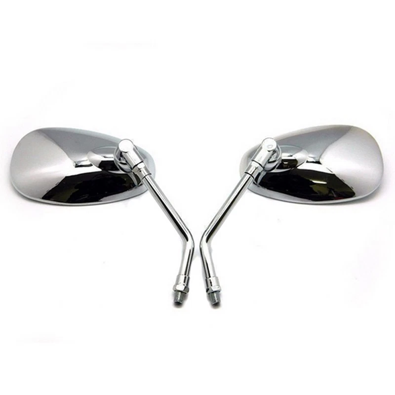 Chrome Rear View Side Mirrors 10MM for Honda Metropolitan 50 (2002–2009)