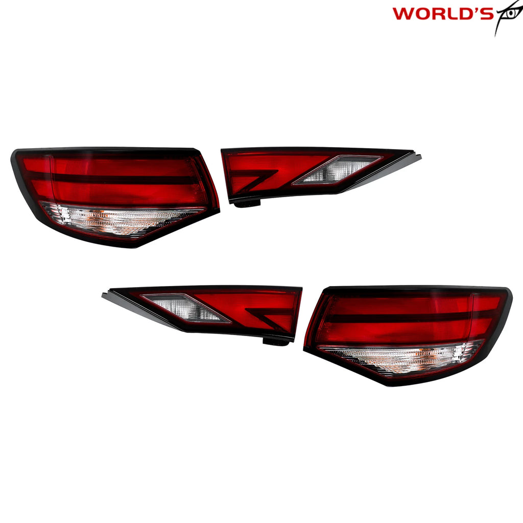 Set of 2 Red Tail Lights for Nissan Sentra (2021–2023)