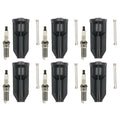 NGK 6 G-Power Platinum Spark Plug & Denso Coil Boot Kit for Trailblazer Envoy (2002–2009)