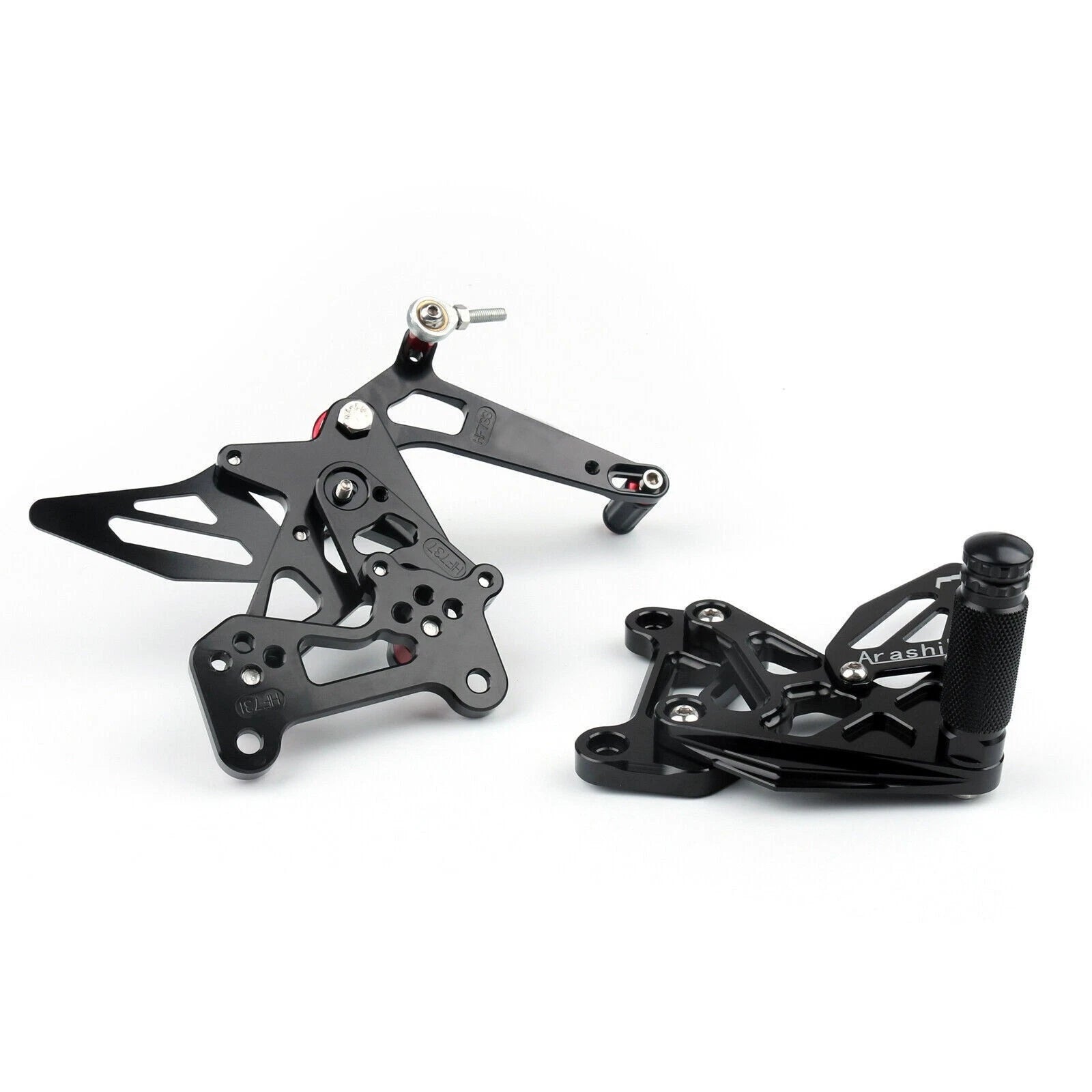 CNC Adjustable Rearset Foot Rest Pegs for MV Agusta F3 (2012–2016) Black
