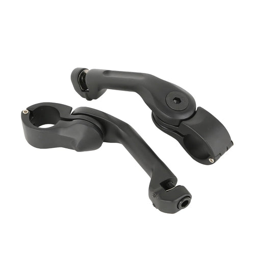 1 1/4" Long Angled Highway Engine Guard Bar Footpeg Mount for Harley Touring (US)