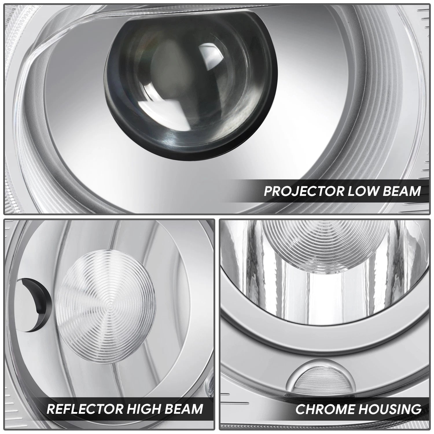Right OE Style Projector HID Xenon Headlight Lamp for Dodge Challenger (2008–2014)