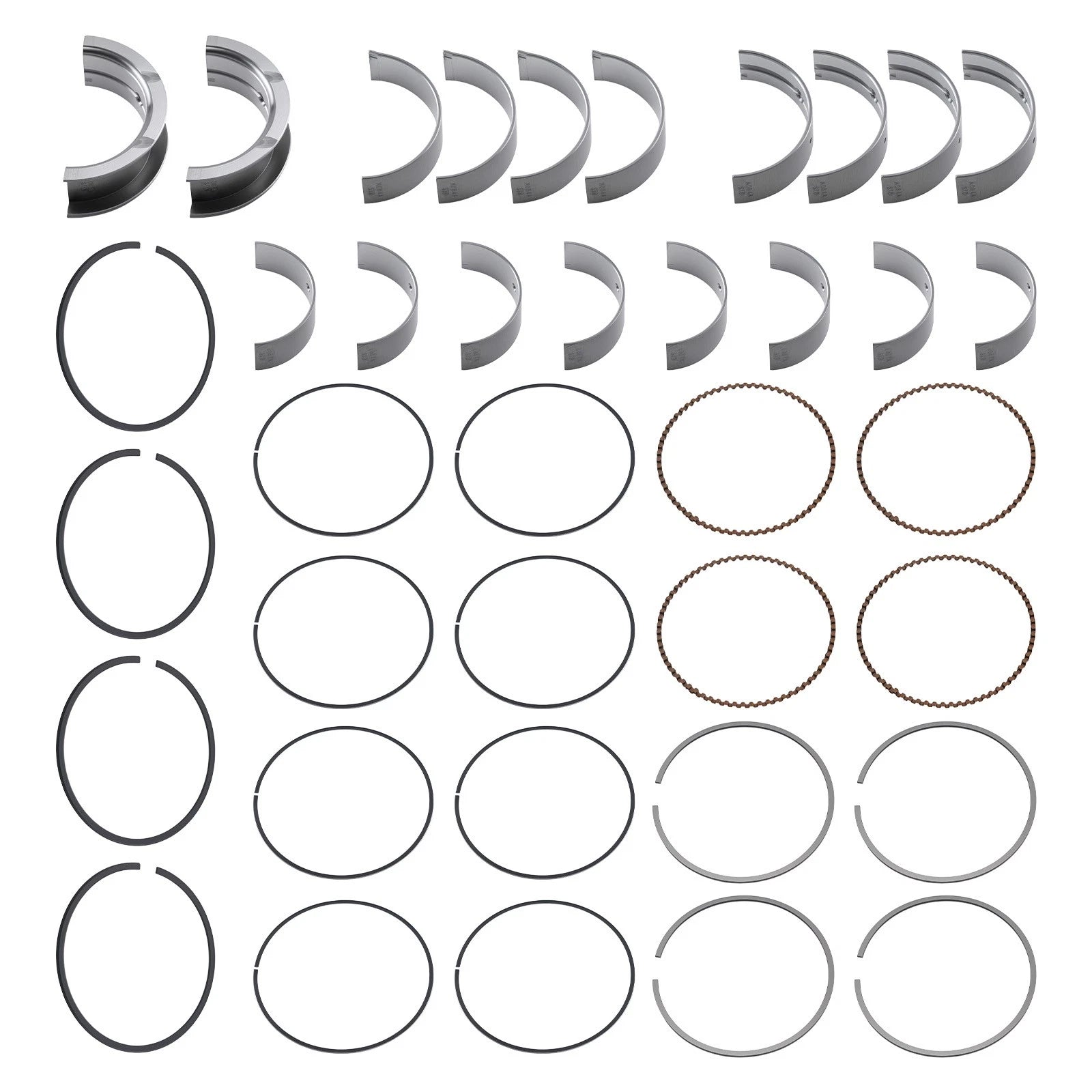 Complete Ring Set for Nissan Pickup/Stanza 2.4L KA24E (1989–1997)