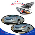 2X Front LED Headlights for Hyundai Sonata (2011–2014) Projector Sequential DRL