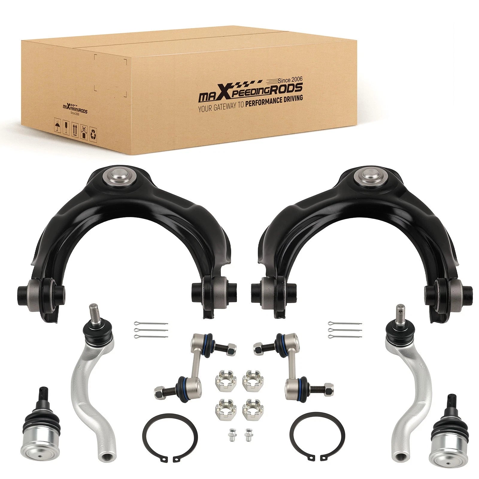 Suspension Kit Front Upper Lower Control Arms for Honda Accord (2008–2012)