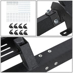 Set of 2 Drop Foot Step Running Boards for Silverado Sierra 2500HD 3500HD (2019–2022)