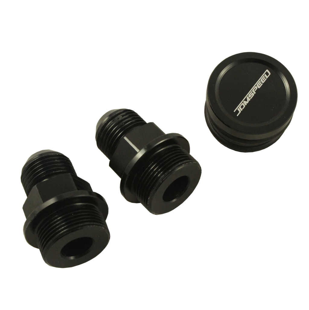 Rear Black Block Breather Plug Fittings for Honda Integra B16 GSR (1990–2001)
