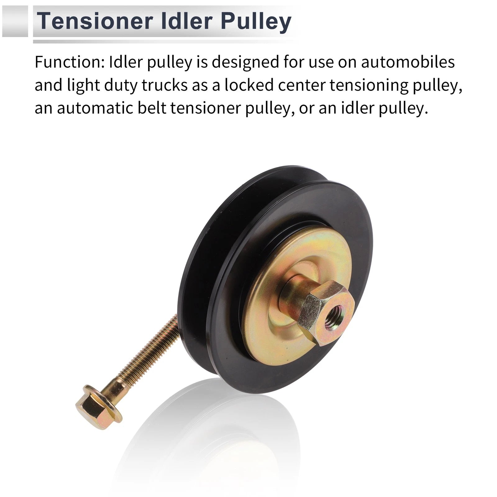 Drive Belt Idler Pulley for Mitsubishi Triton (2009–2015) MR958030