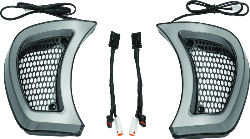 Kuryakyn Tracer Headlight Vent Accents for Harley Road Glide (2015–2023)