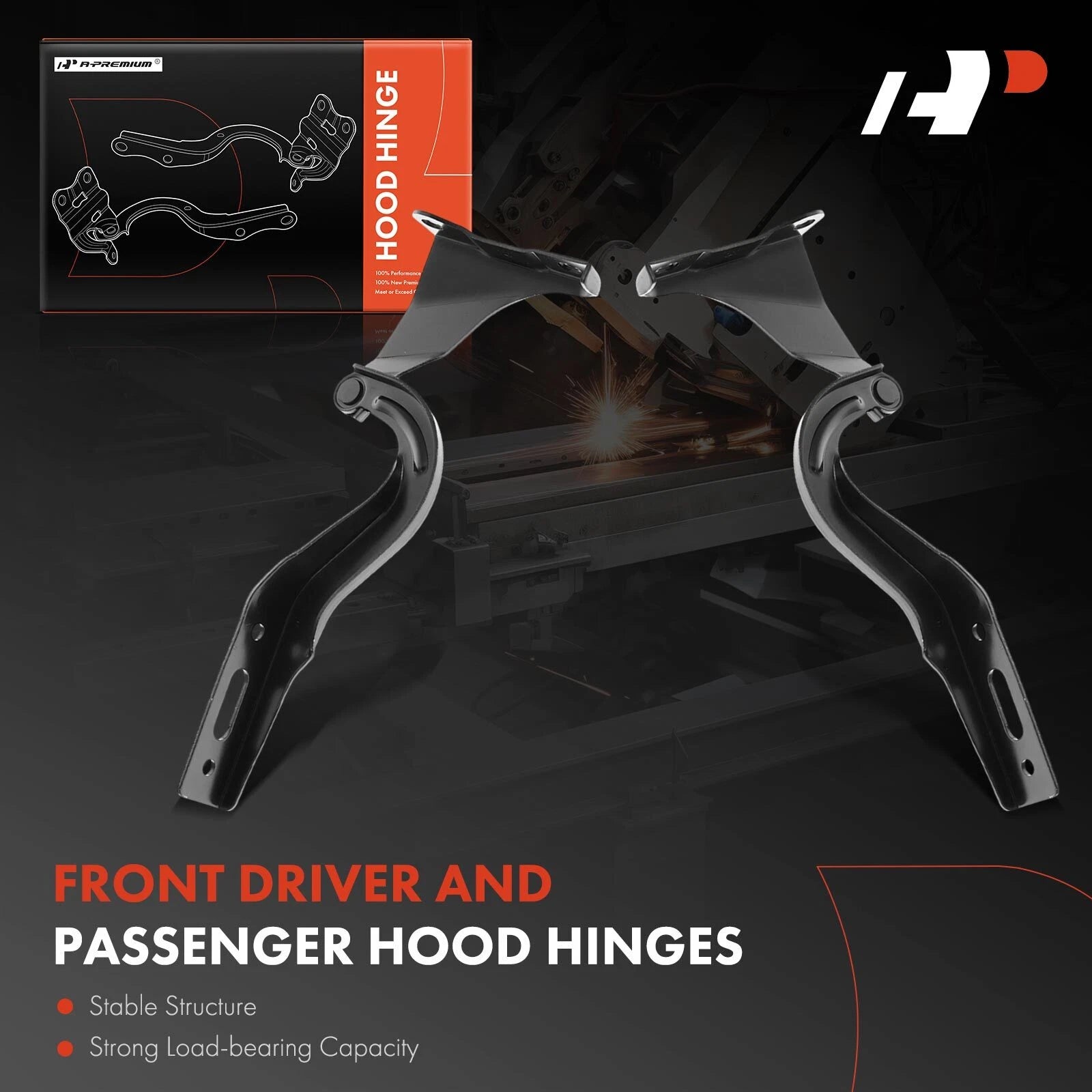 2Pcs Hood Hinge for Honda CR-V (2007-2011)