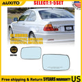 Heated Mirror Glass Blue Tinted for BMW 328Ci 330Ci 745i 750Li (2001–2008) 2X