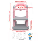 Potty Training Toilet Seat Chair Ladder for Kids (Toddler)