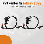 2X Front Left Right ABS Wheel Speed Sensor for Chrysler 300 Dodge Charger (2005–2010)