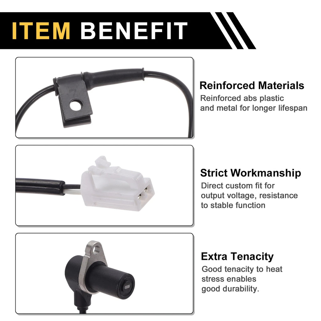 ABS Wheel Speed Sensor No. 956803C601 for Kia Magentis (2001–2006) Rear Right