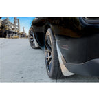 Mud Sport Guards Brushed Stainless with ABS Backing for Dodge Challenger (2015–2017)