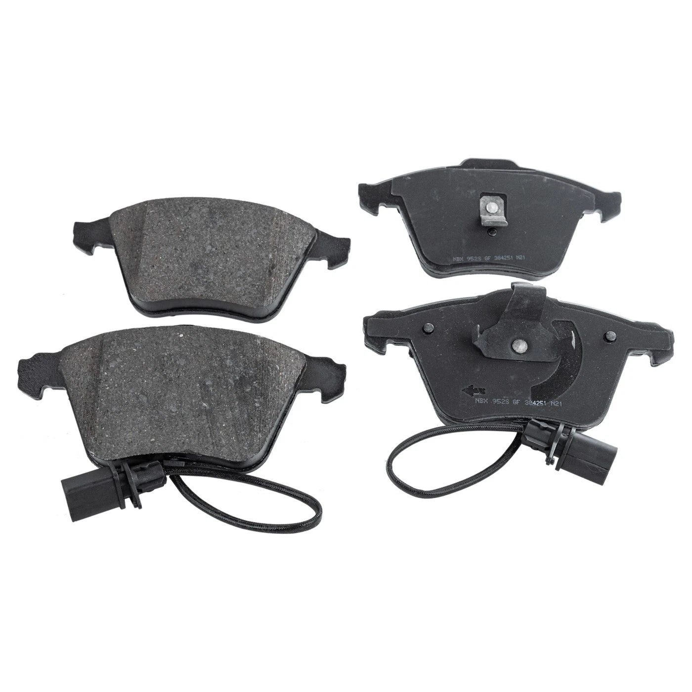 Set of 4 Front Ceramic Brake Pads for Audi A6 Quattro (2002–2004)