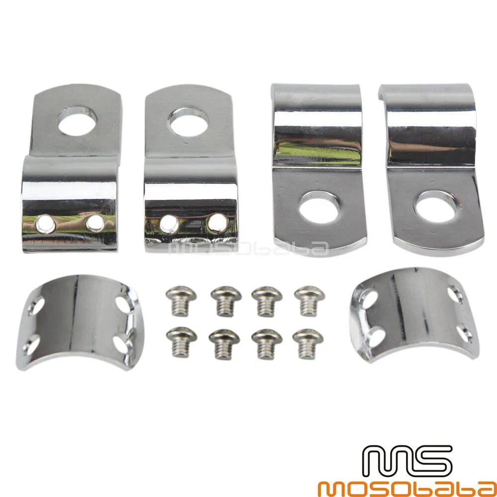 Highway Foot Pegs Mount Clamps 1-1/4" for Harley Honda