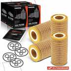 Set of 4 Engine Oil Filters for Mercedes-Benz C250 C300 (2010–2012)