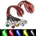 LED Indicator Lights / 5x 12V / Dashboard Panel Lamp for DASH
