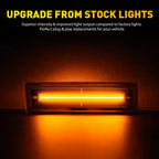 Smoked LED Side Marker Lights for Chevy K5 Blazer/Suburban C10/C20/C30 (1981–1991)