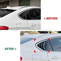 Rear Window Louver Vent Shade Shutter Cover for BMW X6 (2015–2019)