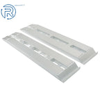 2PC 60'' Aluminum Slip-Proof Ramps for Car Trailer Truck 