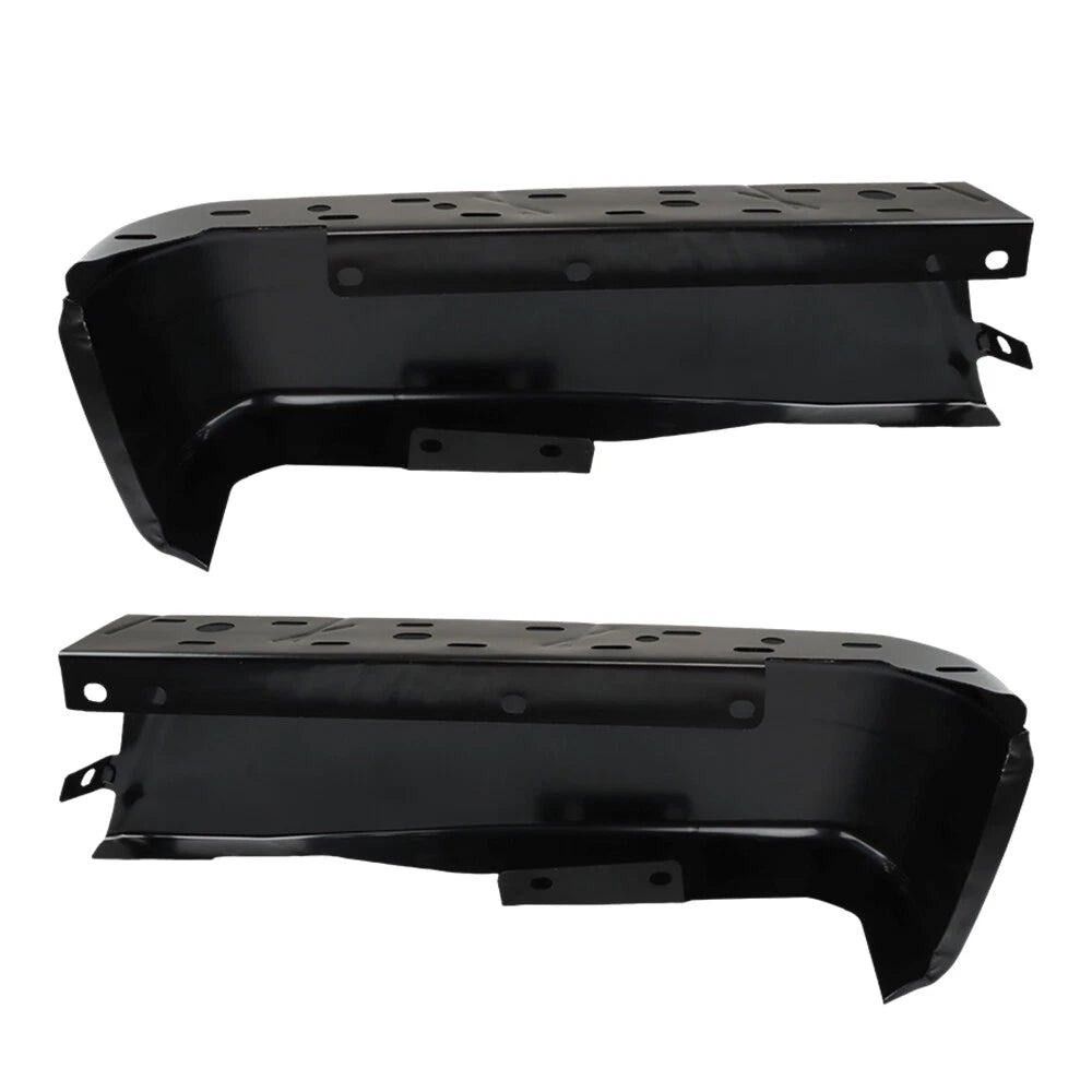 Set of 2 Primered Steel Rear Bumper Ends for Ford F150 (2015–2020)
