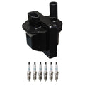 Denso Ignition Coil & 6 Iridium Spark Plugs Kit for GMC Sierra 1500 (2014–2018)