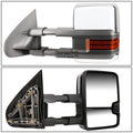 Set of 2 LED Chrome Towing Side Mirrors for Silverado/Sierra (2014–2017)