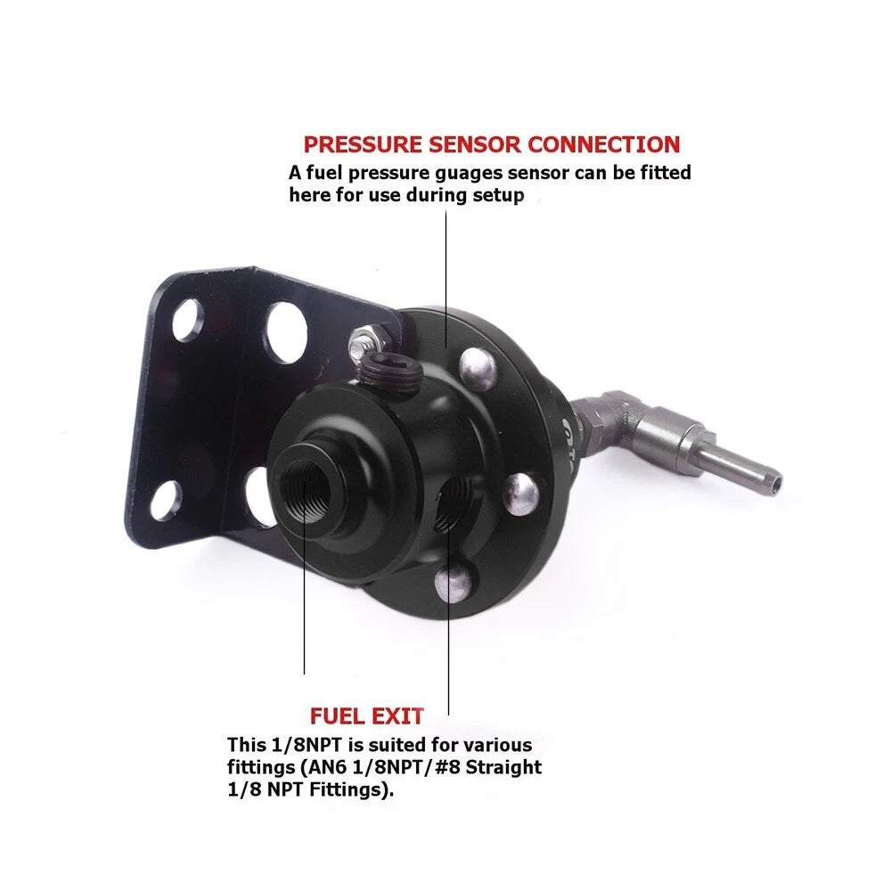 Adjustable Fuel Pressure Regulator Kit for Universal AN6