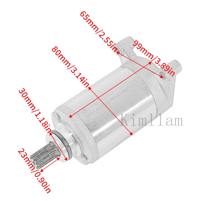 Starter Motor for Suzuki VL125 Intruder LC (2000–2007)