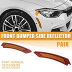 Bumper Reflector for BMW 3 Series E90 E91 LCI (2009 - 2011) Yellow