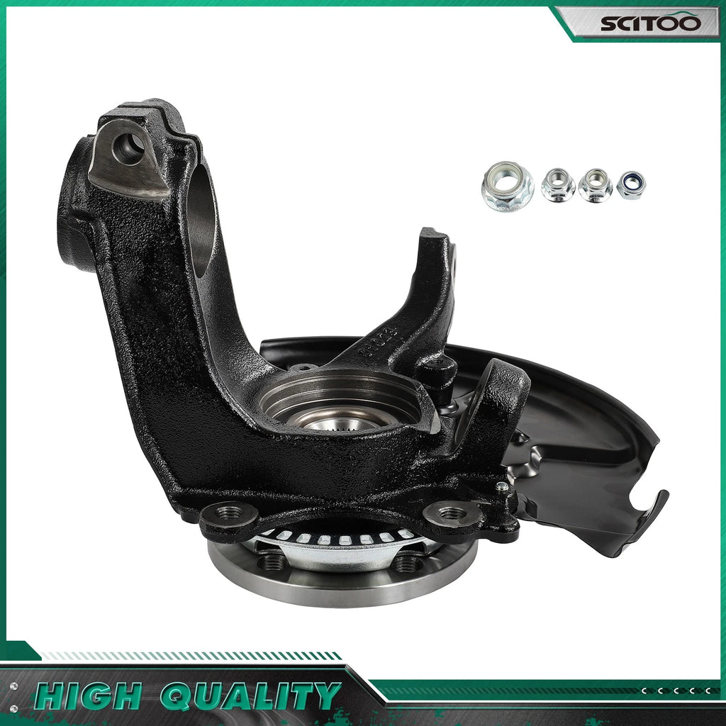 Front Right Steering Knuckle & Wheel Bearing Hub for Volkswagen Beetle (1999–2010)
