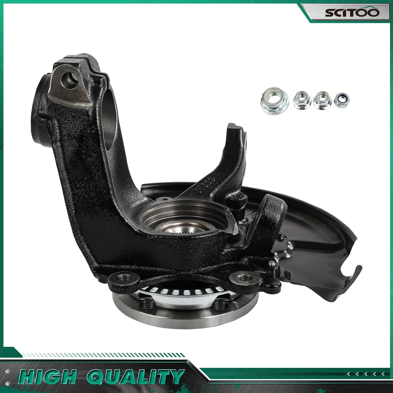 Front Right Steering Knuckle & Wheel Bearing Hub for Volkswagen Beetle (1999–2010)