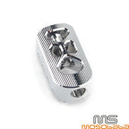 Chrome MX Style Foot Pegs for Harley Softail Low Rider FXLR FLDE Fat Boy (2018-2023)